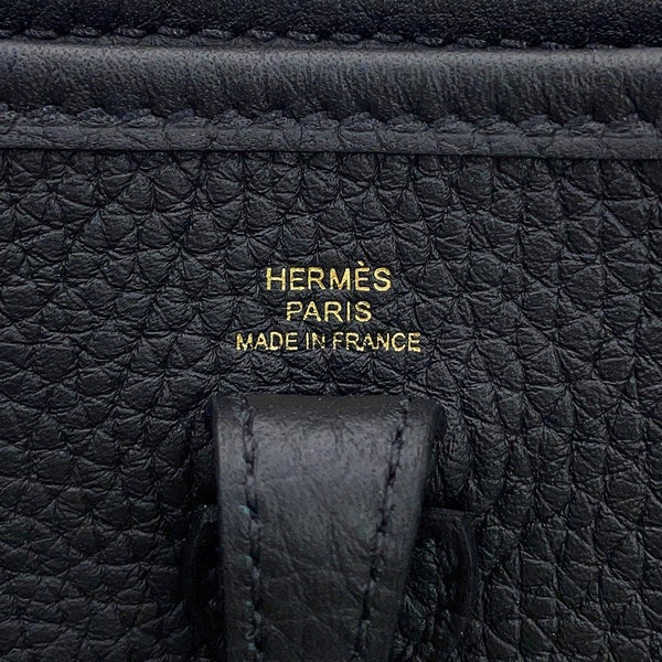 エルメス ショルダーバッグ エブリンTPM 111cm アマゾン ブラック/ゴールド金具 トリヨンクレマンス G刻印 HERMES 黒