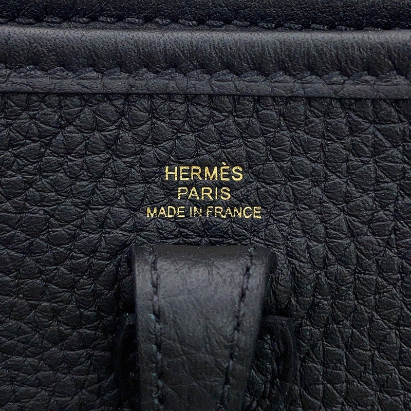 エルメス ショルダーバッグ エブリンTPM 111cm アマゾン ブラック/ゴールド金具 トリヨンクレマンス G刻印 HERMES 黒