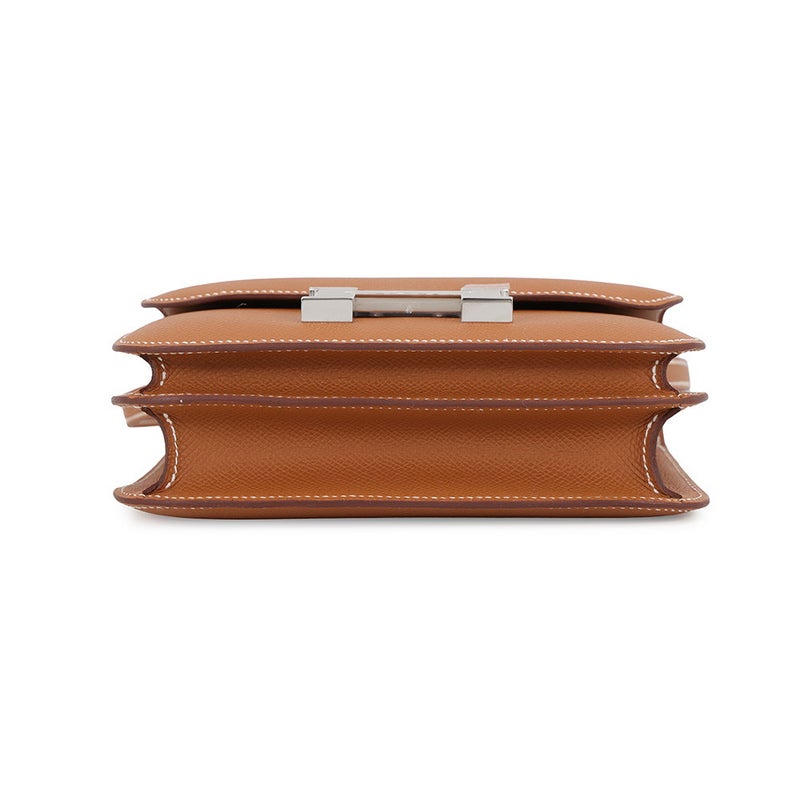 エルメス ショルダーバッグ ミニ コンスタンス3 ミロワール ゴールド/シルバー金具 エプソン G刻印 HERMES Constance