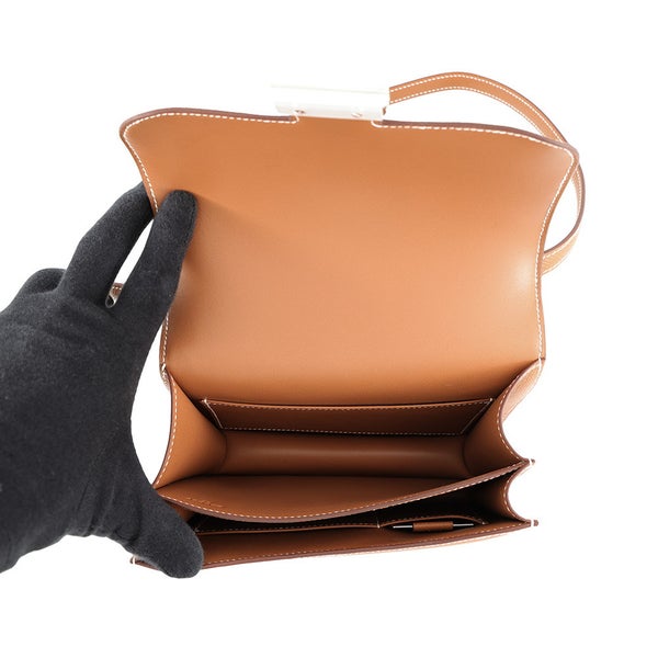 エルメス ショルダーバッグ ミニ コンスタンス3 ミロワール ゴールド/シルバー金具 エプソン G刻印 HERMES Constance