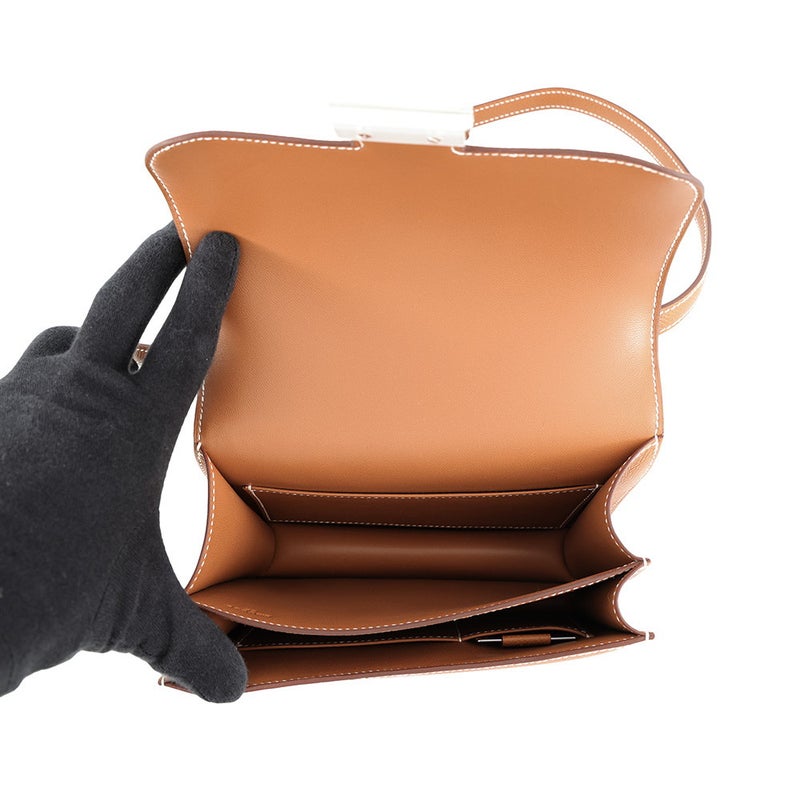 エルメス ショルダーバッグ ミニ コンスタンス3 ミロワール ゴールド/シルバー金具 エプソン G刻印 HERMES Constance