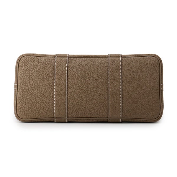 エルメス トートバッグ ガーデンパーティTPM エトゥープ/シルバー金具 ネゴンダ G刻印 HERMES Garden Party