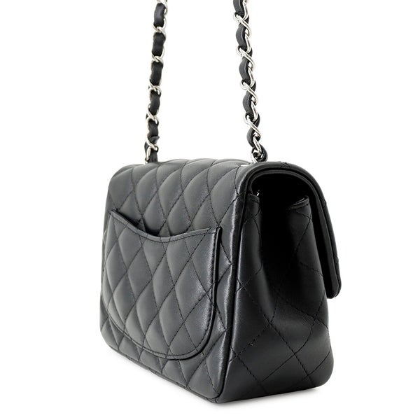 シャネル チェーンショルダーバッグ マトラッセ ココマーク ラムスキン ミニマトラッセ A35200 CHANEL バッグ ミニマト 黒