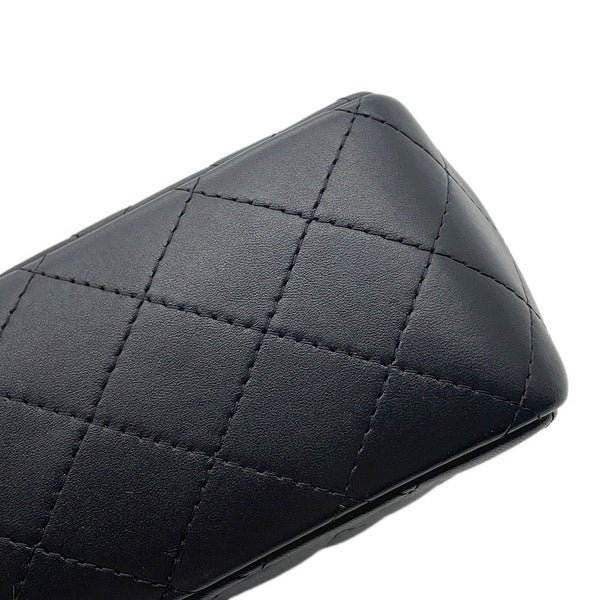 シャネル チェーンショルダーバッグ マトラッセ ココマーク ラムスキン ミニマトラッセ A35200 CHANEL バッグ ミニマト 黒