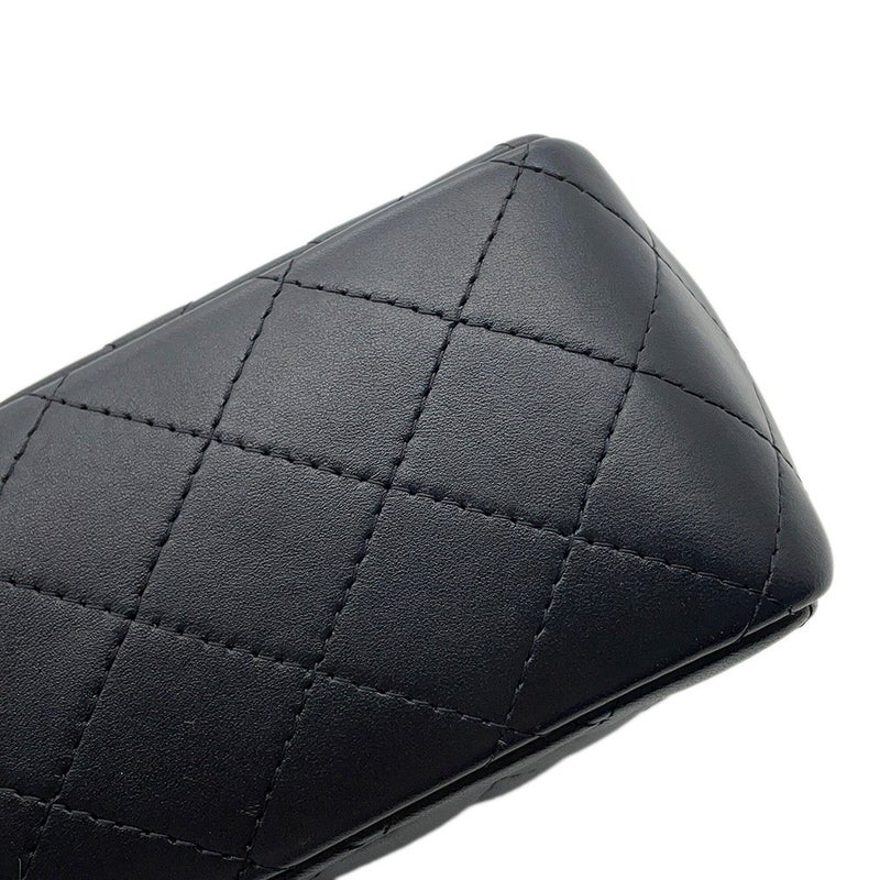 シャネル チェーンショルダーバッグ マトラッセ ココマーク ラムスキン ミニマトラッセ A35200 CHANEL バッグ ミニマト 黒