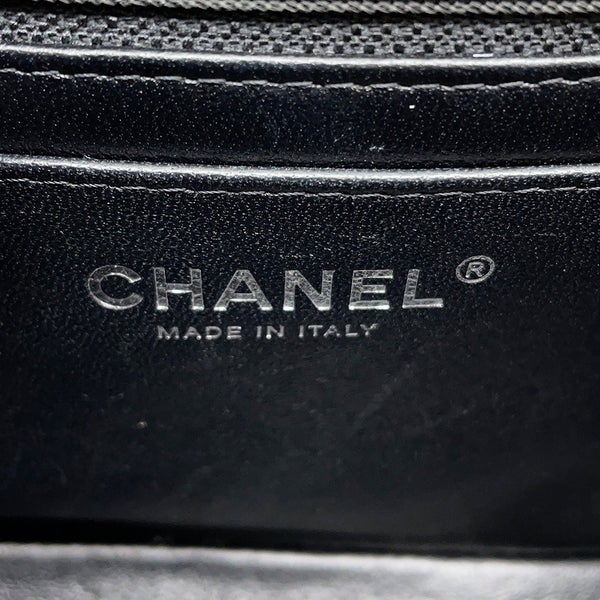 シャネル チェーンショルダーバッグ マトラッセ ココマーク ラムスキン ミニマトラッセ A35200 CHANEL バッグ ミニマト 黒