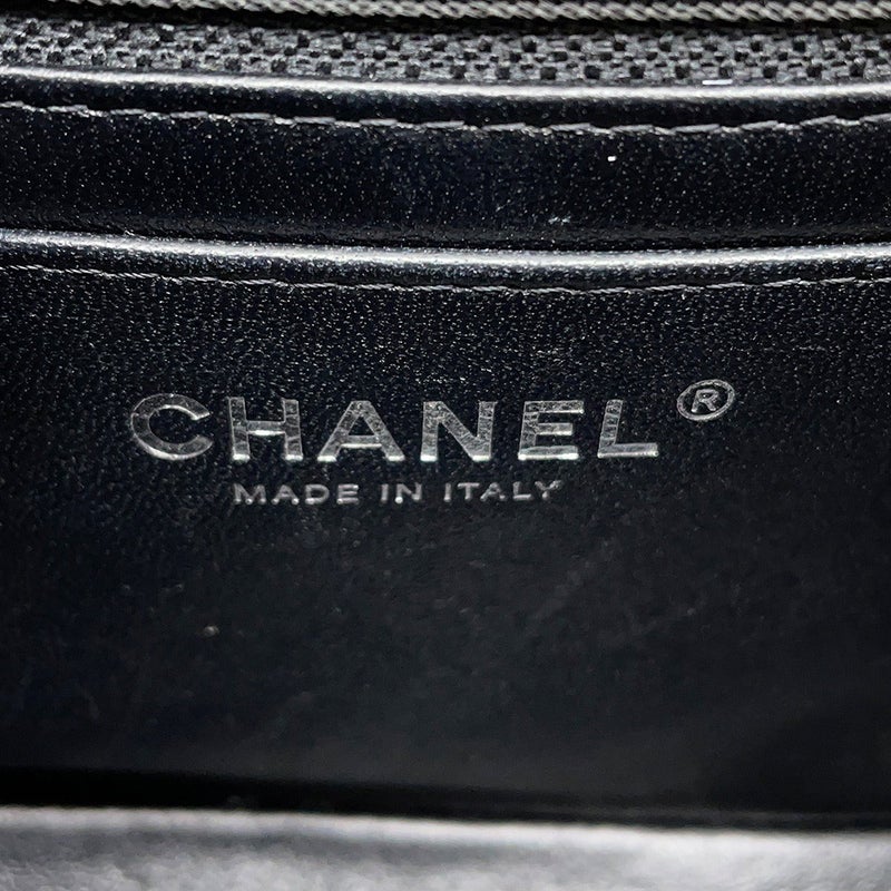 シャネル チェーンショルダーバッグ マトラッセ ココマーク ラムスキン ミニマトラッセ A35200 CHANEL バッグ ミニマト 黒