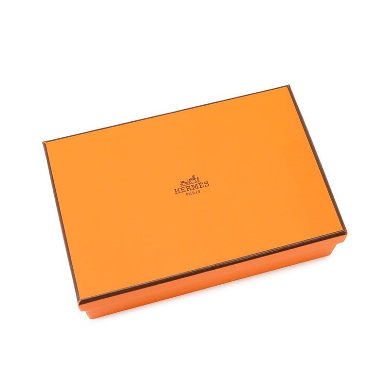 エルメス 長財布 ベアンスフレ マチ有り ブラック/シルバー金具 オーストリッチ B刻印 財布 黒