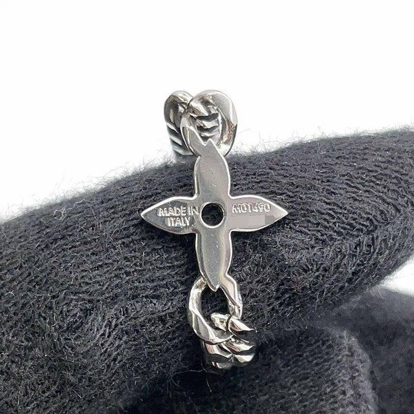 ルイヴィトン ネックレス モノグラム ロウ フラワー メタル M01490 LOUIS VUITTON アクセサリー メンズ