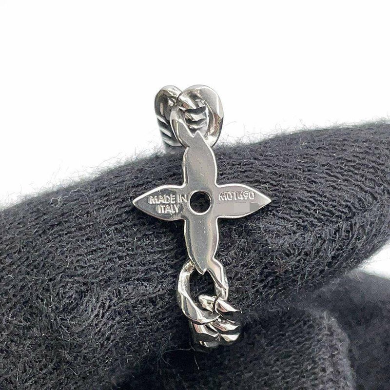 ルイヴィトン ネックレス モノグラム ロウ フラワー メタル M01490 LOUIS VUITTON アクセサリー メンズ