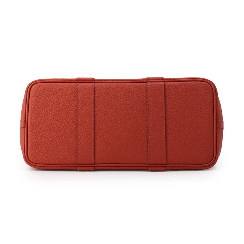 エルメス トートバッグ ガーデンパーティTPM ルージュデュセス/シルバー金具 カントリー Y刻印