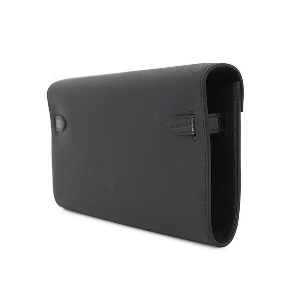 エルメス ケリーウォレット ロング トゥーゴー タッチ ブラック/ゴールド金具 エプソン/アリゲーターシャイン W刻印