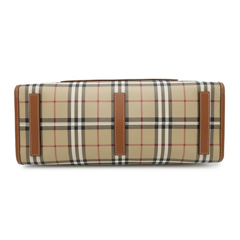 バーバリー トートバッグ フレヤトート ミディアム PVC/レザー 8097568 BURBERRY 2wayショルダーバッグ