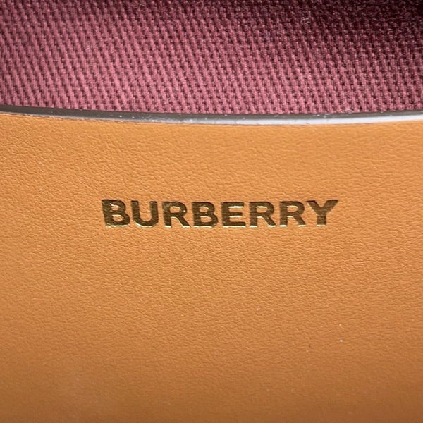 バーバリー トートバッグ フレヤトート ミディアム PVC/レザー 8097568 BURBERRY 2wayショルダーバッグ