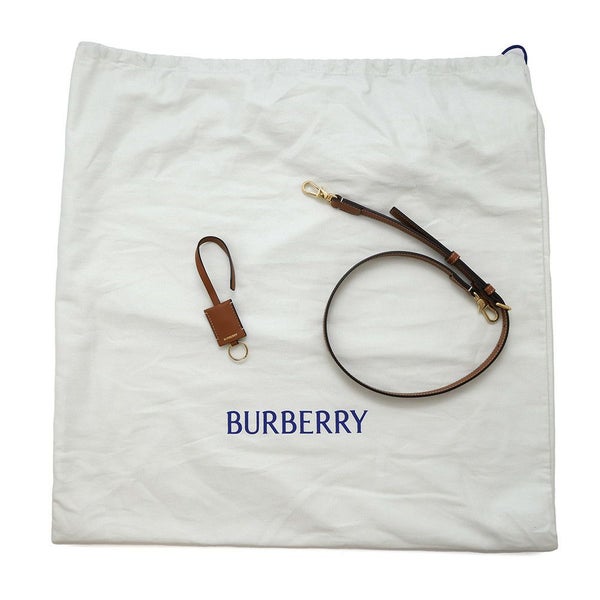 バーバリー トートバッグ フレヤトート ミディアム PVC/レザー 8097568 BURBERRY 2wayショルダーバッグ