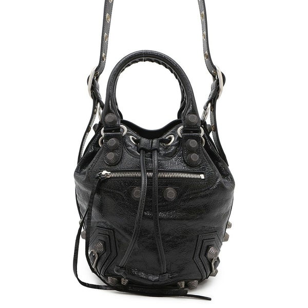 バレンシアガ ハンドバッグ ル カゴール スモール バケット 702432 BALENCIAGA 2wayショルダー 黒