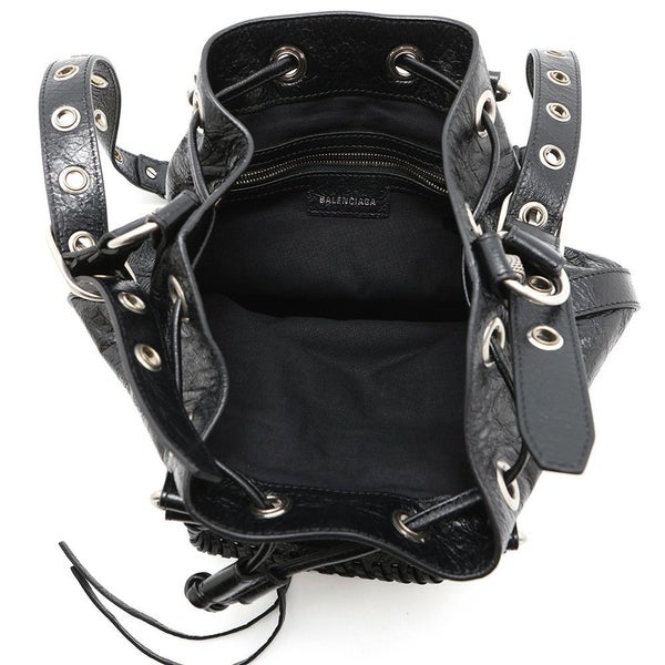 バレンシアガ ハンドバッグ ル カゴール スモール バケット 702432 BALENCIAGA 2wayショルダー 黒