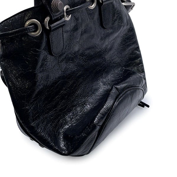 バレンシアガ ハンドバッグ ル カゴール スモール バケット 702432 BALENCIAGA 2wayショルダー 黒