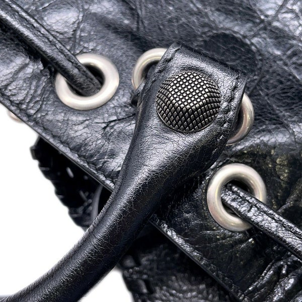 バレンシアガ ハンドバッグ ル カゴール スモール バケット 702432 BALENCIAGA 2wayショルダー 黒