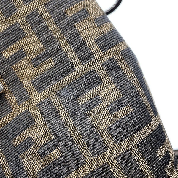 フェンディ ショルダーバッグ ズッカ キャンバス レザー FENDI バッグ