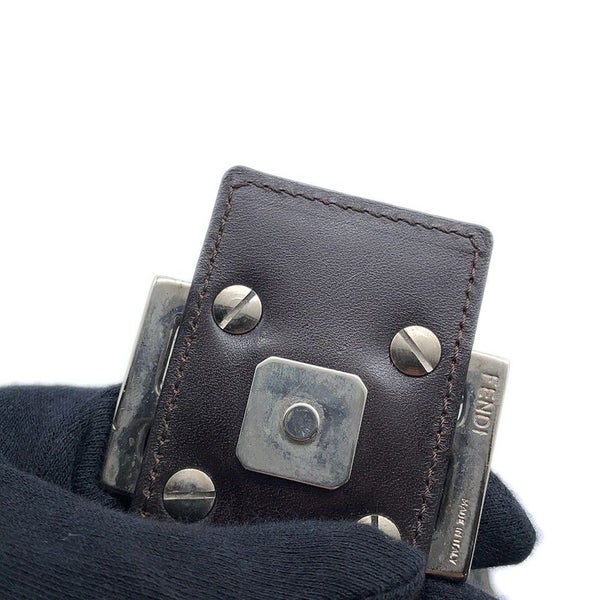 フェンディ ショルダーバッグ ズッカ キャンバス レザー FENDI バッグ