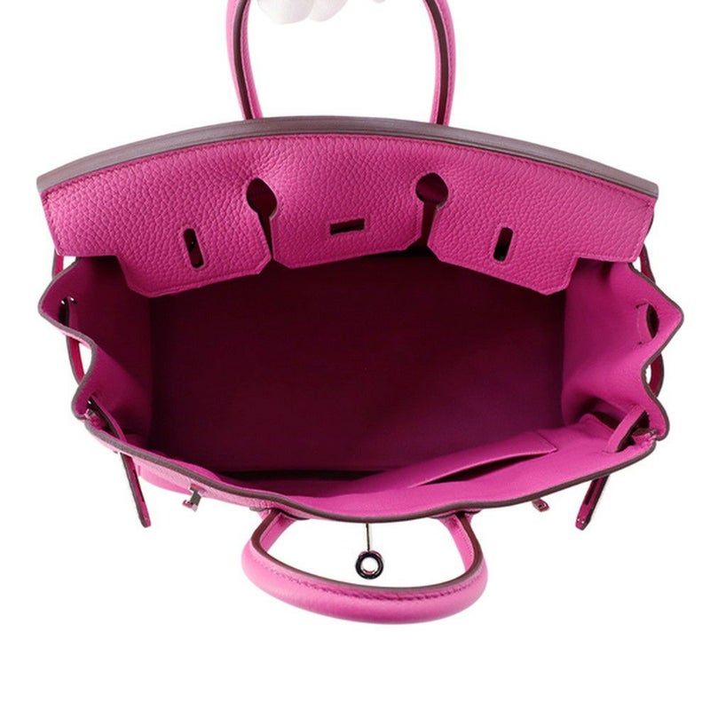 エルメス バーキン25 マグノリア/シルバー金具 トゴ C刻印 HERMES Birkin ハンドバッグ