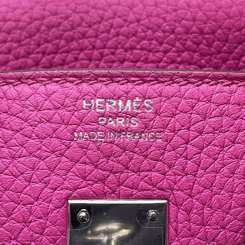 エルメス バーキン25 マグノリア/シルバー金具 トゴ C刻印 HERMES Birkin ハンドバッグ