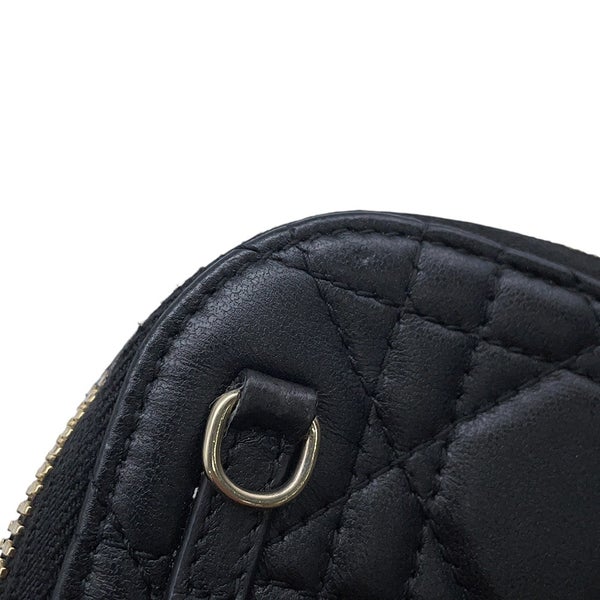 クリスチャン・ディオール スマホケース レディディオール Call'in Dior フォンホルダー カナージュ S0872ONMJ Christian Dior 黒