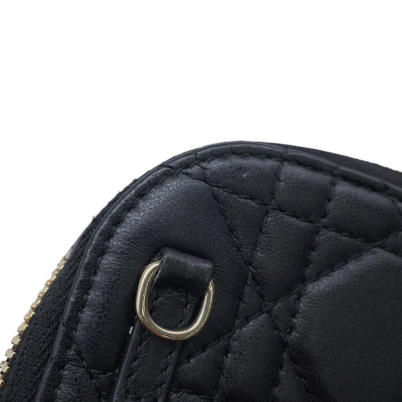 クリスチャン・ディオール スマホケース レディディオール Call'in Dior フォンホルダー カナージュ S0872ONMJ Christian Dior 黒