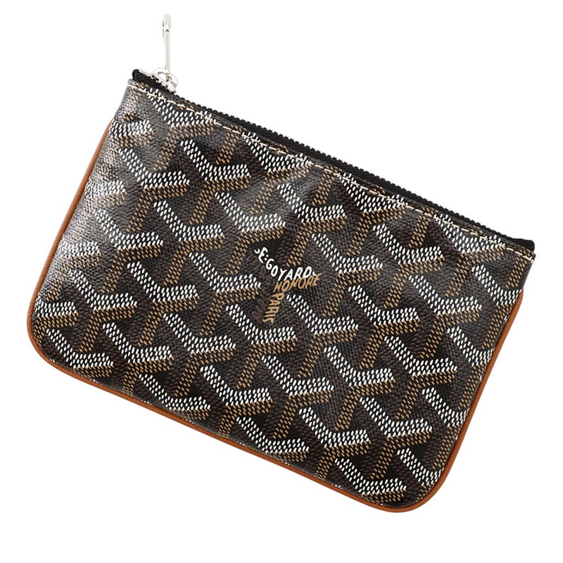 ゴヤール ポーチ セナ ミニポーチ PVC レザー SENAT2MINTY01CL03P GOYARD 小物入れ 黒