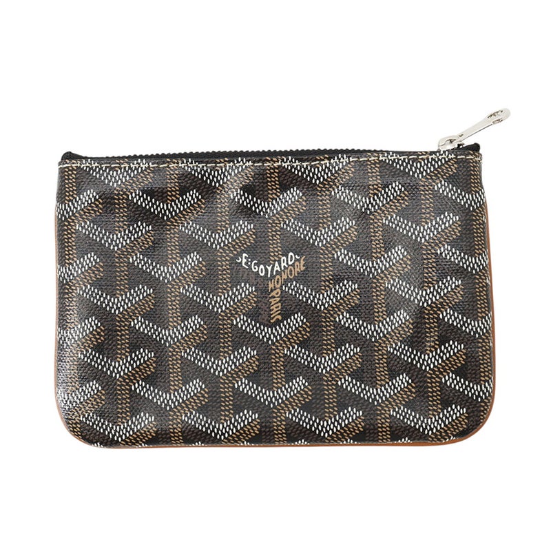 ゴヤール ポーチ セナ ミニポーチ PVC レザー SENAT2MINTY01CL03P GOYARD 小物入れ 黒
