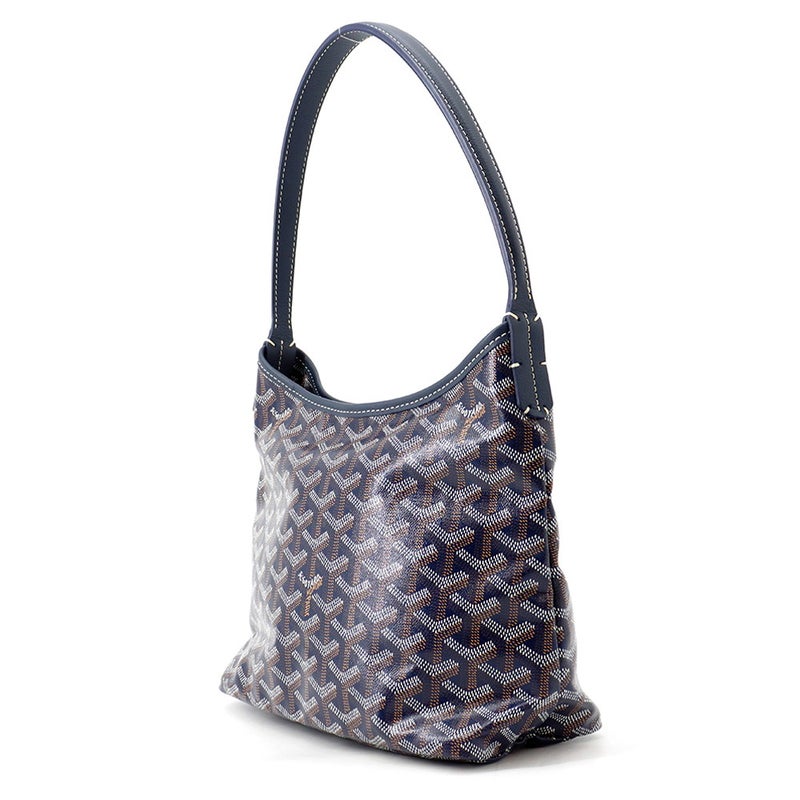 ゴヤール ハンドバッグ ボエム ホーボーバッグ ミニ PVC/レザー BOHEMEMINTY12CL12P GOYARD ポーチ付き ヘリンボーン