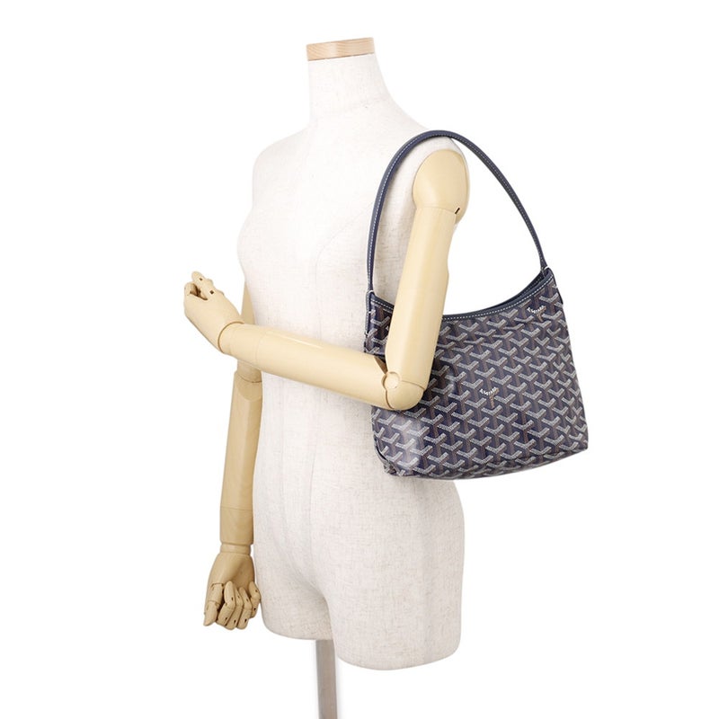 ゴヤール ハンドバッグ ボエム ホーボーバッグ ミニ PVC/レザー BOHEMEMINTY12CL12P GOYARD ポーチ付き ヘリンボーン