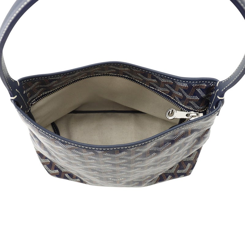 ゴヤール ハンドバッグ ボエム ホーボーバッグ ミニ PVC/レザー BOHEMEMINTY12CL12P GOYARD ポーチ付き ヘリンボーン