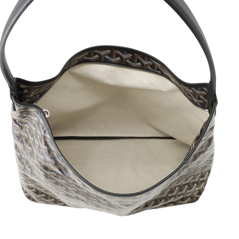 ゴヤール ショルダーバッグ ボエム ホーボーバッグPM PVC/レザー BOHEMEPMLTY01CL01P GOYARD ポーチ付き 黒