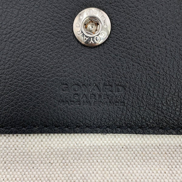 ゴヤール ショルダーバッグ ボエム ホーボーバッグPM PVC/レザー BOHEMEPMLTY01CL01P GOYARD ポーチ付き 黒