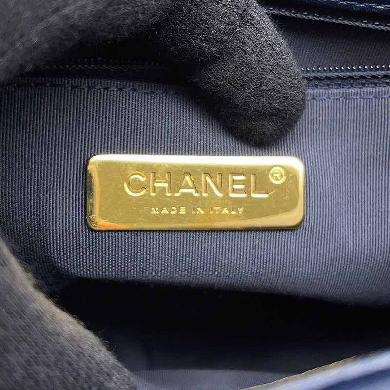 シャネル チェーンショルダーバッグ CHANEL19 マトラッセ ココマーク ラムスキン AS1160 CHANEL 2way