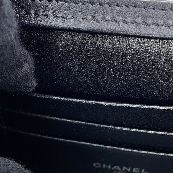 シャネル チェーンショルダーバッグ マトラッセ ココグラデーション バニティ ラムスキン AP3697 CHANEL キルティング 黒