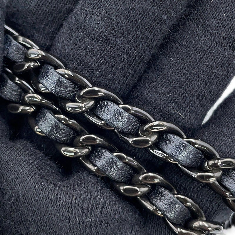 シャネル チェーンショルダーバッグ マトラッセ ココグラデーション バニティ ラムスキン AP3697 CHANEL キルティング 黒