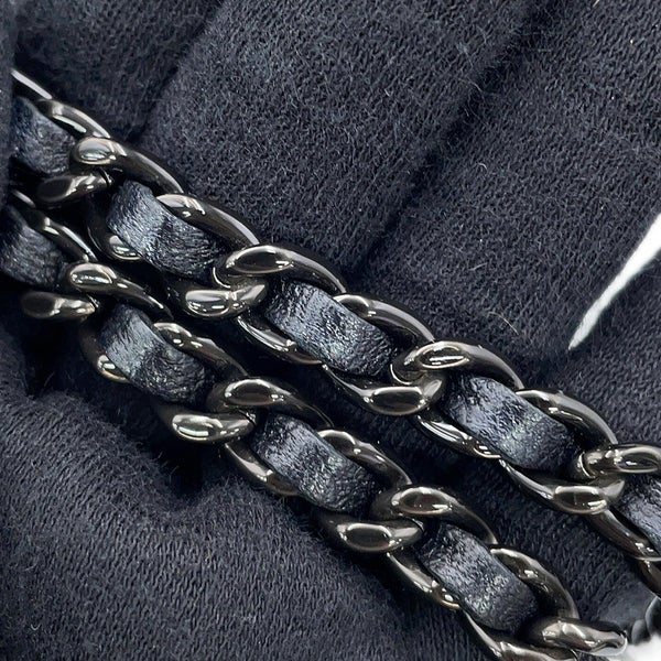 シャネル チェーンショルダーバッグ マトラッセ ココグラデーション バニティ ラムスキン AP3697 CHANEL キルティング 黒
