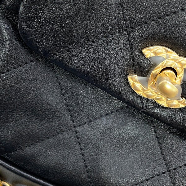 シャネル リュック マトラッセ ココマーク アイコンチェーン バックパック レザー AS4275 CHANEL バッグ リュックサック 黒