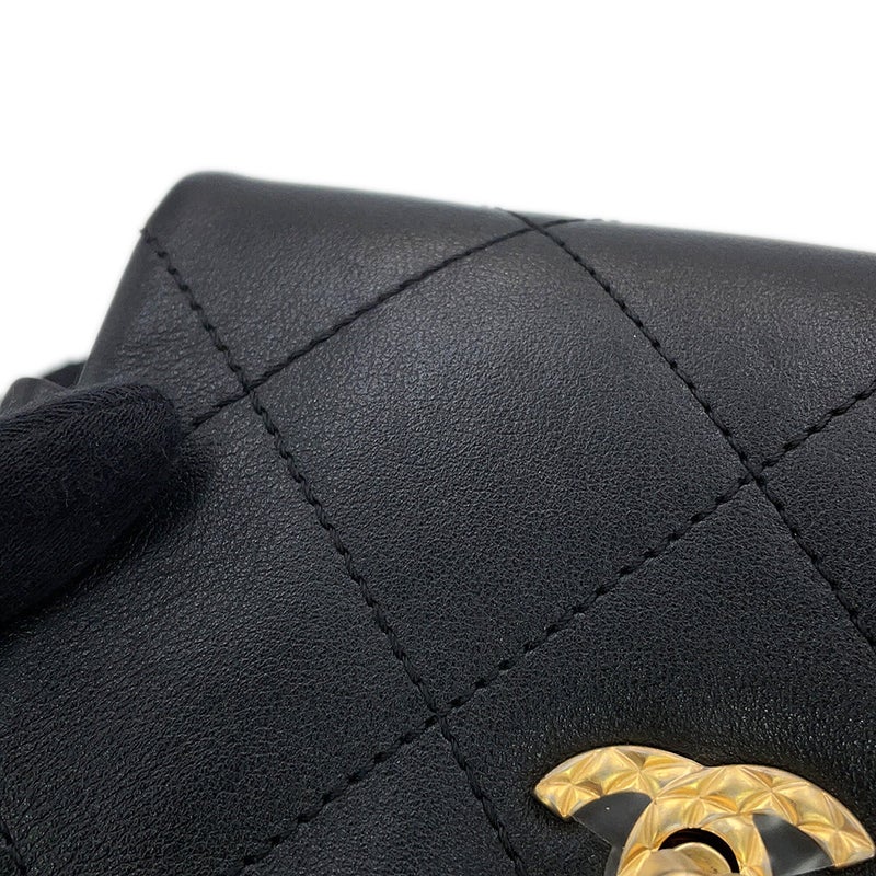 シャネル リュック マトラッセ ココマーク アイコンチェーン バックパック レザー AS4275 CHANEL バッグ リュックサック 黒
