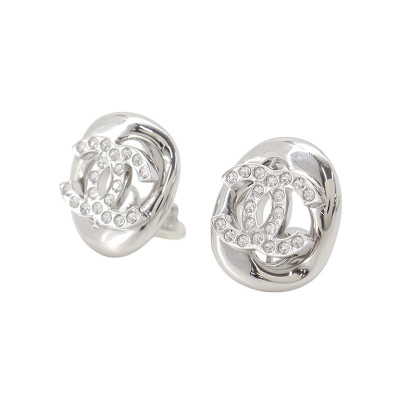 シャネル イヤリング ラインストーン ココマーク B25 C  CHANEL アクセサリー