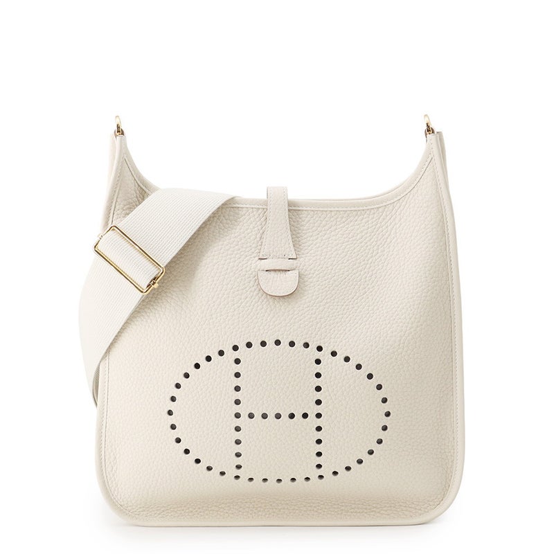 エルメス ショルダーバッグ エブリン3 PM クレ/ゴールド金具 トリヨンクレマンス G刻印 HERMES Evelyne