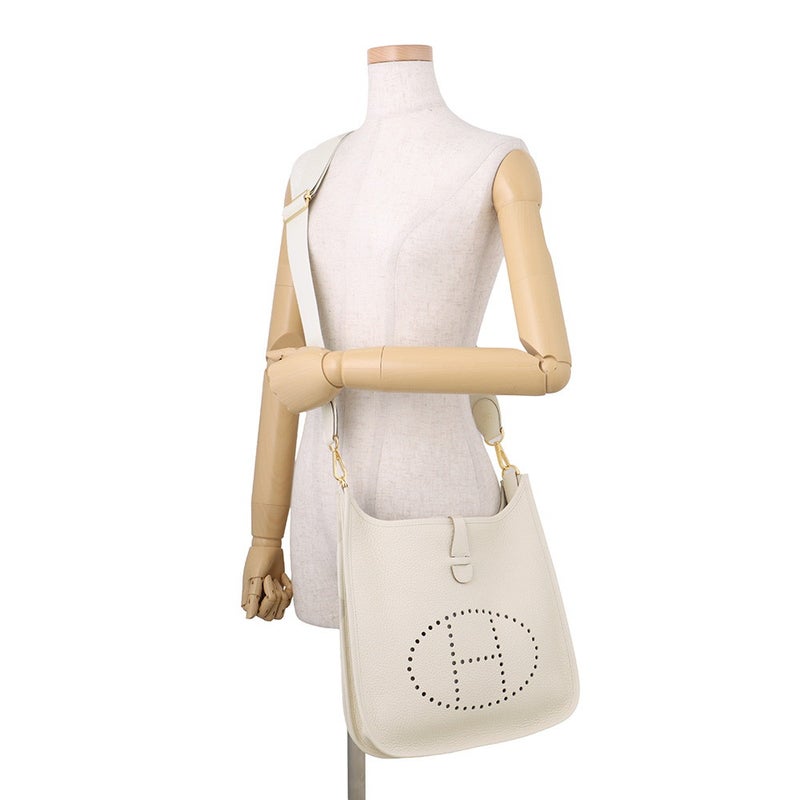 エルメス ショルダーバッグ エブリン3 PM クレ/ゴールド金具 トリヨンクレマンス G刻印 HERMES Evelyne