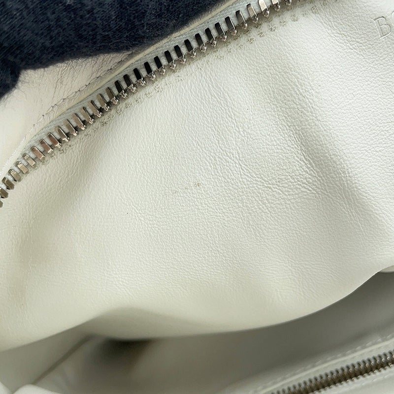 ボッテガヴェネタ ハンドバッグ BVツイスト レザー BOTTEGA VENETA 白