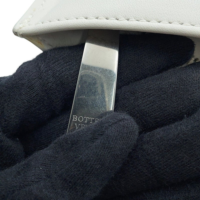 ボッテガヴェネタ ハンドバッグ BVツイスト レザー BOTTEGA VENETA 白