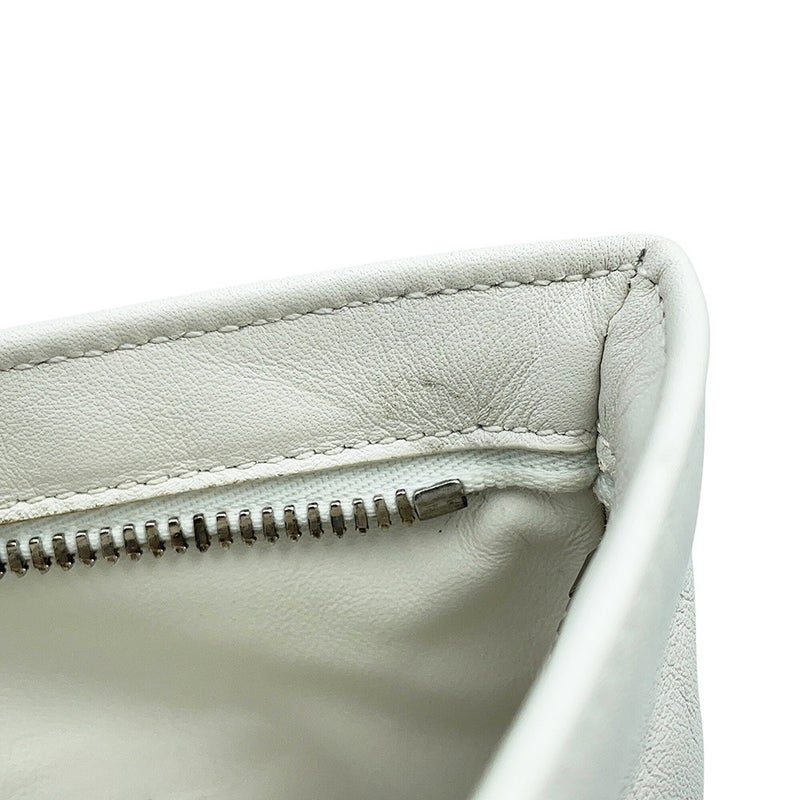 ボッテガヴェネタ ハンドバッグ BVツイスト レザー BOTTEGA VENETA 白