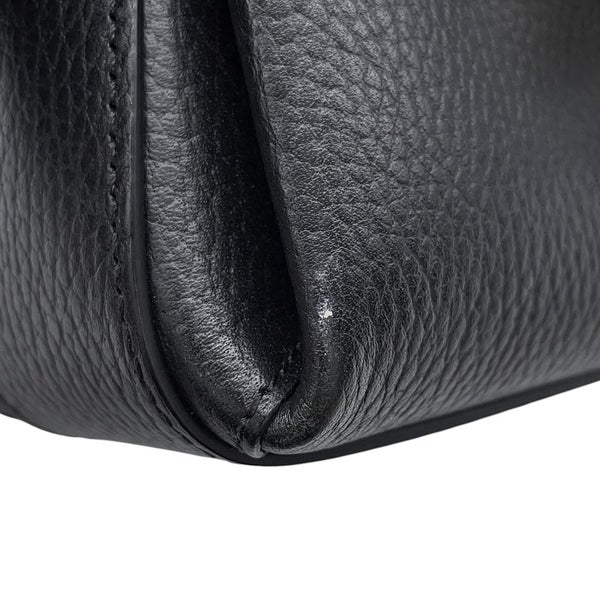 グッチ チェーンショルダーバッグ インターロッキングG レザー 607720 GUCCI バッグ 黒 アウトレット品