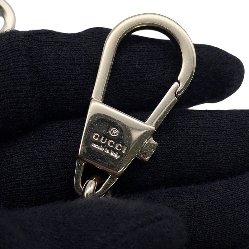 グッチ チェーンショルダーバッグ インターロッキングG レザー 607720 GUCCI バッグ 黒 アウトレット品